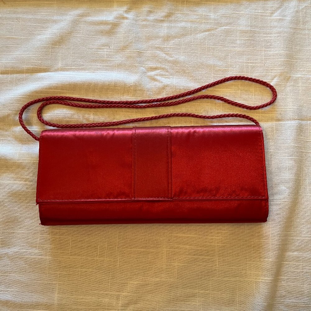 Red Satin Purse